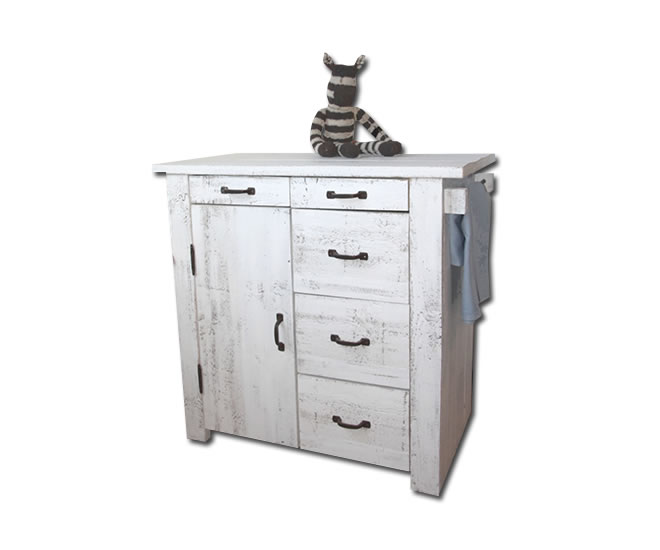 Commode Fleur van steigerhout