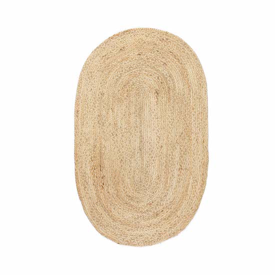 Vloerkleed Jute oval