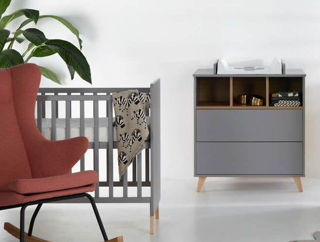 Loft grey babykamer
